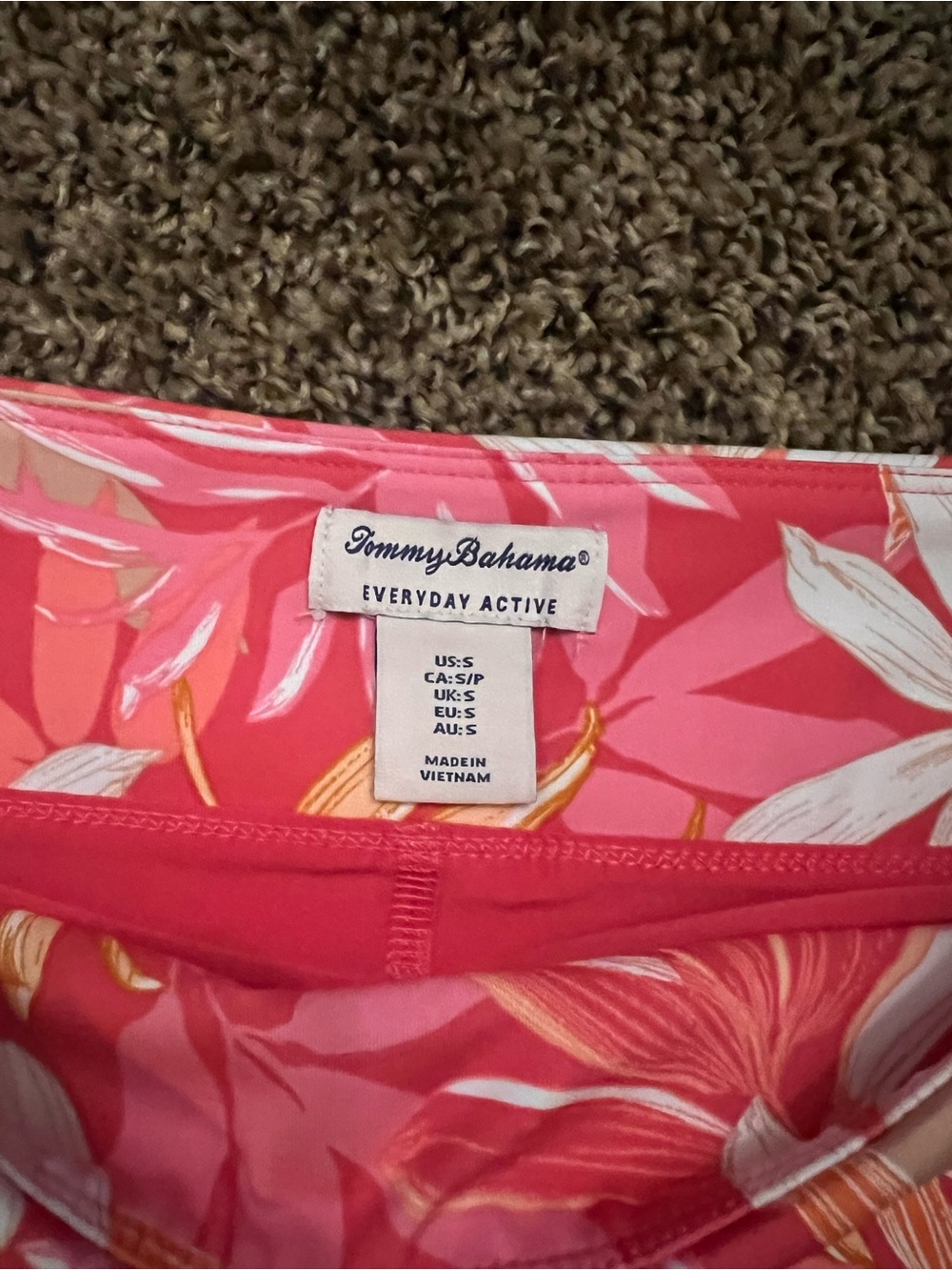 Tommy Bahama Pink Floral Active Skirt